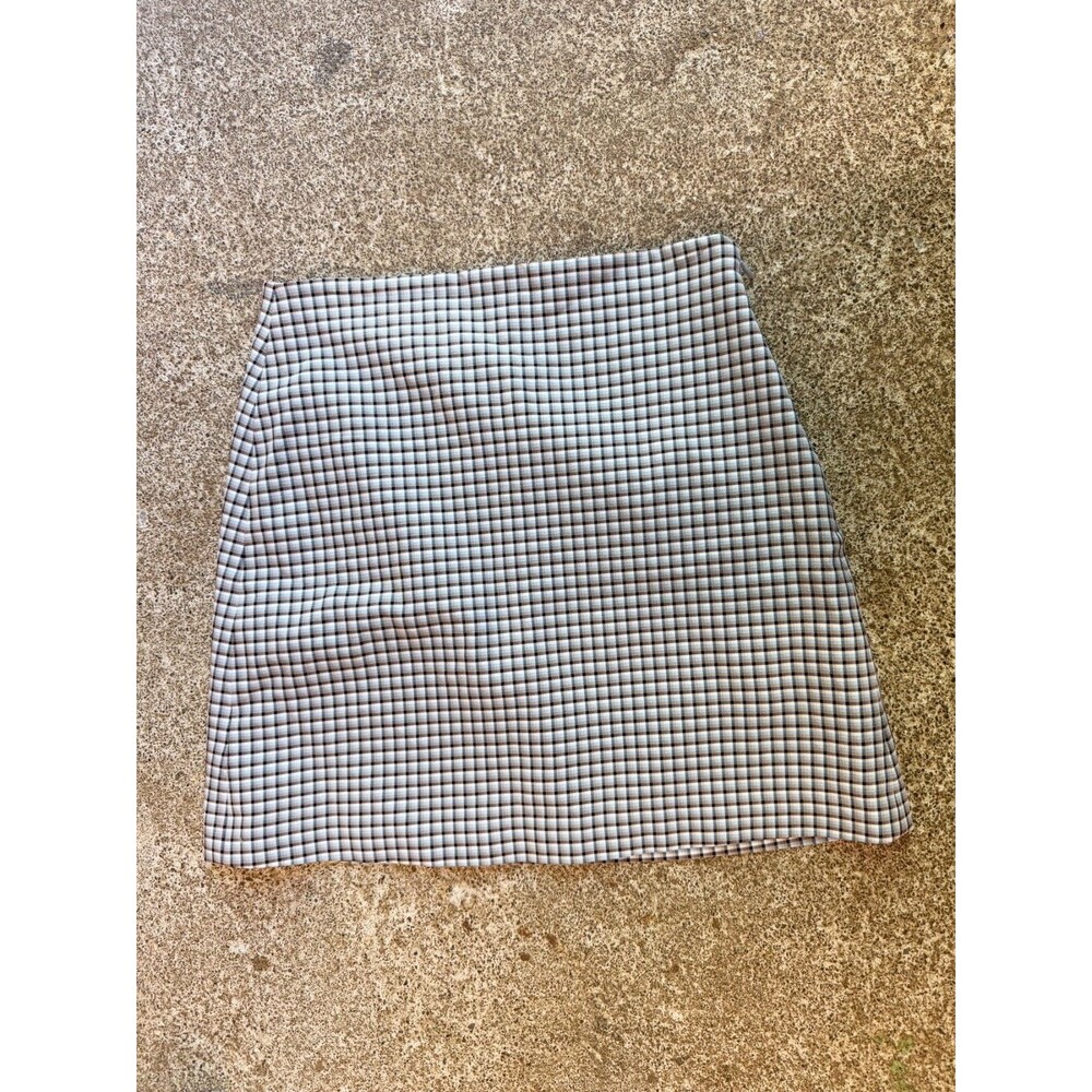 Theory NWOT Plaid High-Waisted Mini Skirt - Size 0